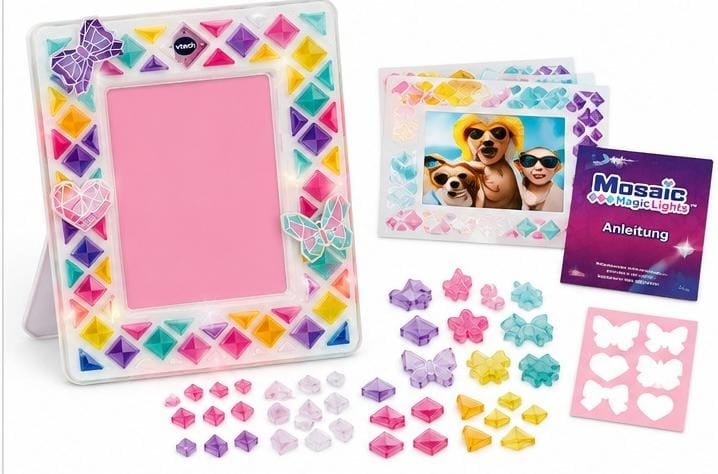 VTech Art Mosaic Magic Lights – Rama Foto Creativa cu Lumini si Mozaic Reutilizabil - imagine 4