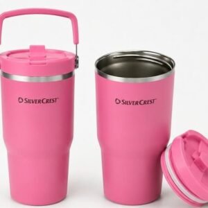 Cana Termica SilverCrest din Inox – Pahar Termoizolant pentru Cafea, Roz