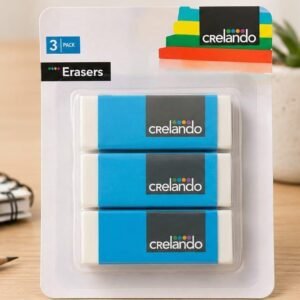 Set 3 Radiere Crelando pentru Creion – Albe, fara Urme