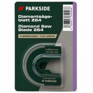 Panza diamantata Parkside Z64 pentru unealta multifunctionala – rosturi faianta si gresie