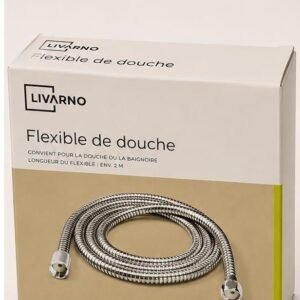 Furtun de dus LIVARNO ,2m,crom