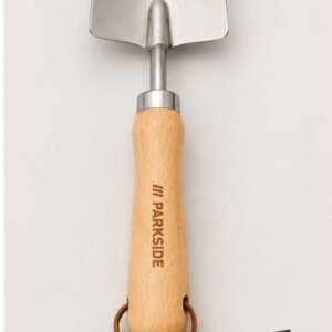 Lopatica pentru plantare Parkside – inox, mâner ergonomic din lemn