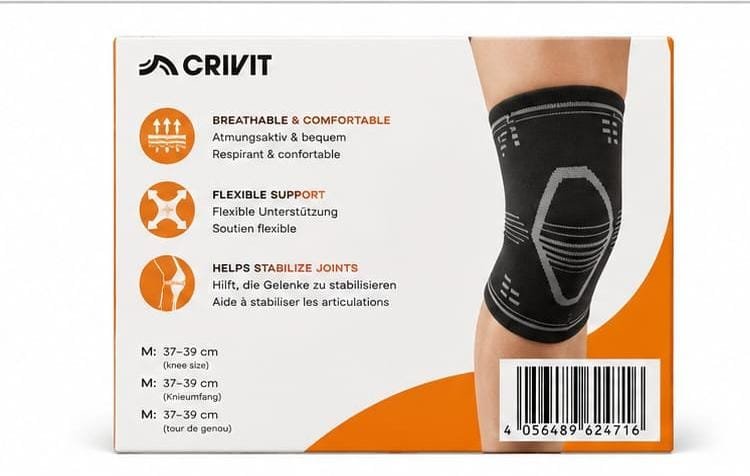 Orteza elastica pentru genunchi Crivit-marimea M