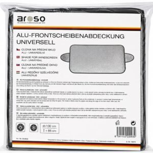 Parasolar auto din aluminiu pentru parbriz Aroso – 180 × 80 cm