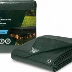 Prelata universala impermeabila 3 × 4 m, 100 g/m, cu snur de fixare 14 m