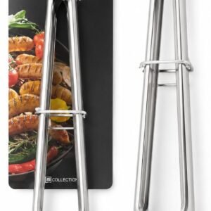 Cleste de gratar 30 cm din otel inoxidabil | Cleste de bucatarie premium si cleste de carne, 100507