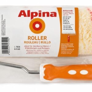 Trafalet pentru vopsit 18 cm cu rezerva din microfibra – pentru vopsele lavabile si acrilice