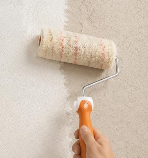 Trafalet pentru vopsit 18 cm cu rezerva din microfibra – pentru vopsele lavabile si acrilice - imagine 4