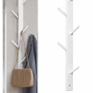 Cuier de perete Livarno Home – Suport pentru haine si accesorii, alb