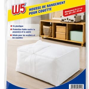 Husa textila/plastic pentru depozitare pilote, W5, 60 x 26 x 40 cm