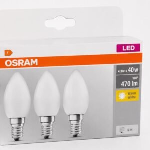 Soclu LED Classic B 40 4.9W 827 Mat E14