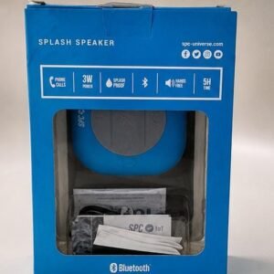 Boxă Portabilă Bluetooth SPC Splash Speaker – Waterproof, 3W, Hands-Free, cu Ventuză, Albastru
