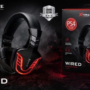 Căști Gaming Xtrike Me HP-310 – Stereo, cu Microfon Reglabil, Jack 3,5 mm, Compatibile PS4, PC, Laptop și Consolă, Negru/Roșu