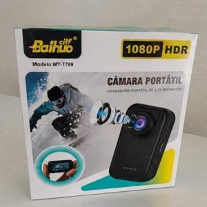 Cameră Video Sport Baihuo City MY-7769, Full HD 1080P HDR, Cameră Portabilă de Acțiune, Înregistrare Video, Compactă, Neagră