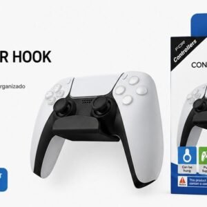 Suport de Perete DOBE pentru Controller PS5, Montare pe Perete, Organizare Gamepad, Compatibil DualSense, Negru