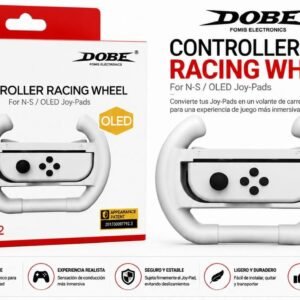 Set 2 Volane DOBE pentru Joy-Con Nintendo Switch și Switch OLED – Controller Racing Wheel, Compatibile, Negre