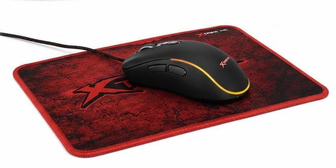 Set Gaming XTRIKE ME GMP-290 – Mouse Gaming RGB 3600 DPI + Mouse Pad, 7 Butoane, Iluminare 7 Culori, Negru - imagine 4