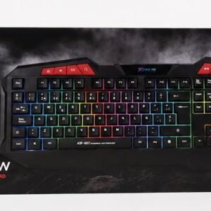 Tastatură Gaming XTRIKE ME KB-402 Rainbow cu Iluminare LED RGB, Multimedia, Layout Spaniol, USB, Negru