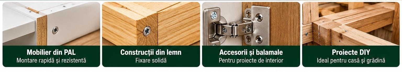 Set 40 Șuruburi pentru Lemn PARKSIDE 5.0× 60 mm – cu Bit TX25 - imagine 2
